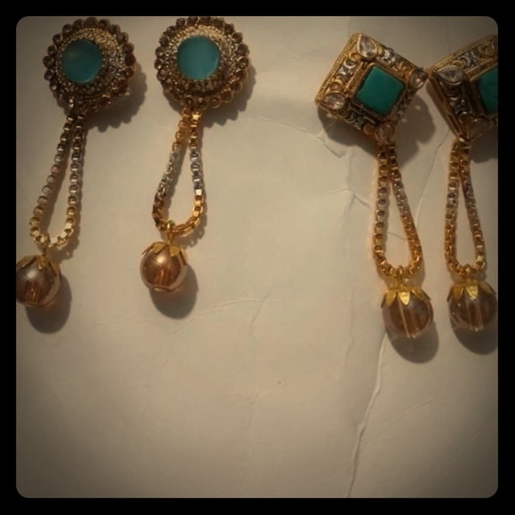 Drop dangel chain earrings - Picture 1 of 1